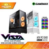 Gambar CASING GAMEMAX VISTA ATX - Mid Tower ATX Case Tempered Glass dari Techno Computer Bali Kota Denpasar 1 Tokopedia