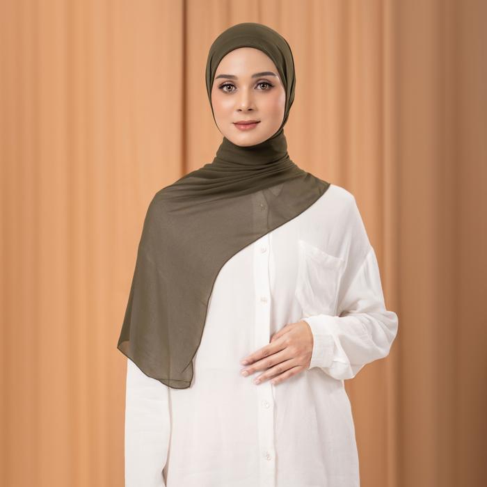Gambar ZM Zaskia Mecca X Marsha Natika - Klavi Olive Pashmina dari ZM Zaskia Mecca Kab. Bogor Tokopedia