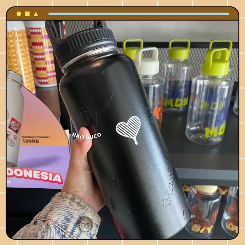 Tumbler Kopi Kenangan Unbreakable Harmanas Edition 1 Liter Stainless Steel 8