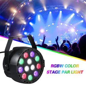 lampu disko sensor suara RGB PAR remote-dekor kafe bar karaoke-led PAR