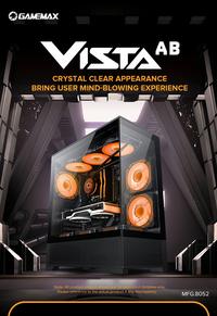 Gambar CASING GAMEMAX VISTA ATX - Mid Tower ATX Case Tempered Glass dari Techno Computer Bali Kota Denpasar 2 Tokopedia