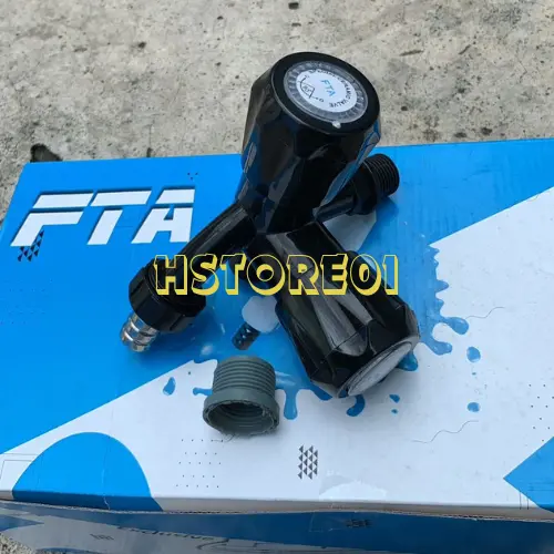 Kran Air Cabang Taman PVCFTA Air Mahkota Selang Cabang Kamar mandi/Cuci Piring/Wastafel HITAM