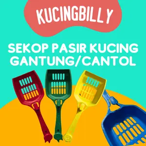 SOL Scoop cantol gantung sekop pasir kucing plastik