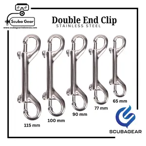 Double End Clip Hook Stainless Steel - Scuba Diving