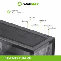 Gambar CASING GAMEMAX VISTA mATX - Mid Tower mATX Case Tempered Glass dari Techno Computer Bali Kota Denpasar 4 Tokopedia