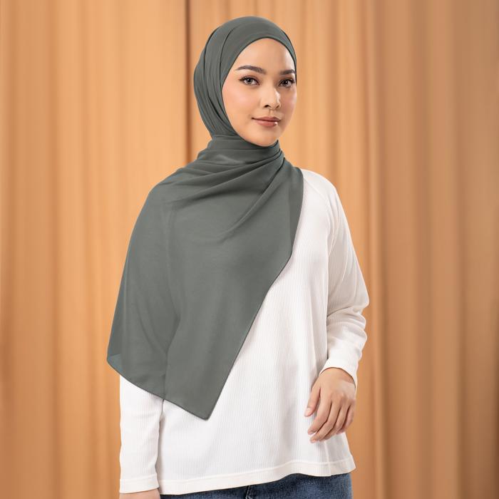 Gambar ZM Zaskia Mecca X Marsha Natika - Klavi Dark Grey Pashmina dari ZM Zaskia Mecca Kab. Bogor Tokopedia