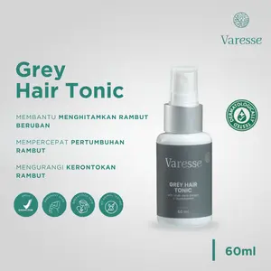 Varesse Grey Hair Tonic | Menghitamkan Rambut Uban | Mempercepat Pertumbuhan Rambut | Mengurangi Kerontokan