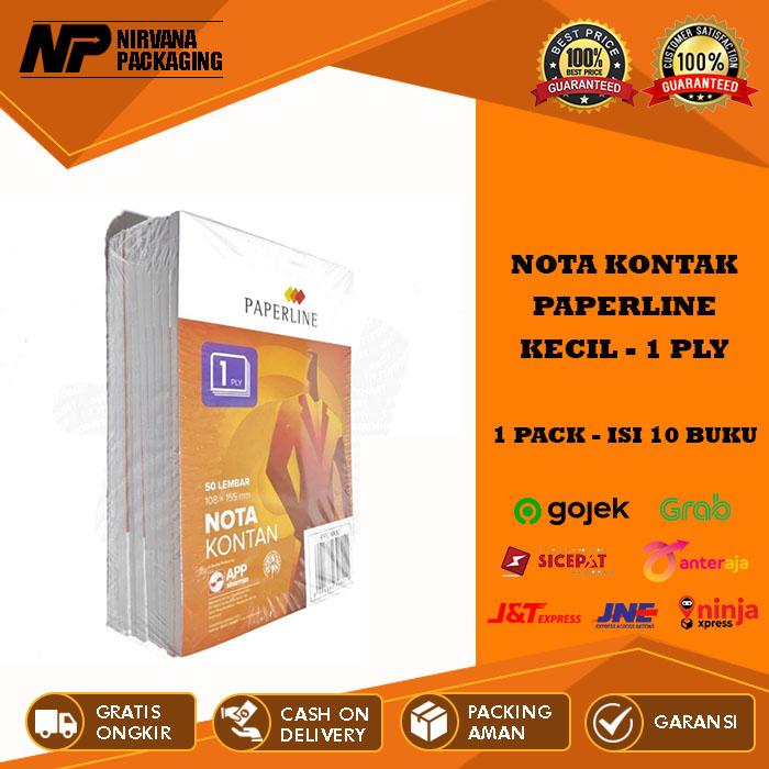 Nota Ppl R1 Besar NOTA KONTAN KECIL 1 PLY 1PLY PAPERLINE 1 RANGKAP / K1 PPL – 1 PACK ISI ...