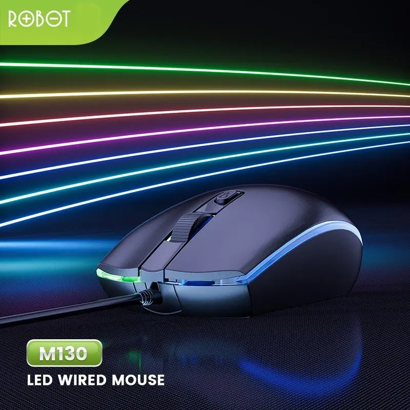 ROBOT Mouse USB Kabel M100 1200 DPI 8