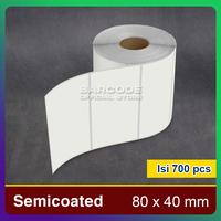 Gambar Label Semicoated 80x40mm Kertas Sticker 80x40 mm Isi 700Pcs 1 Line dari Barcode Store Solutions Kota Administrasi Jakarta Pusat 4 Tokopedia