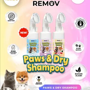 PAHAM Paws and dry shampoo wangi bersih Remov 100ml