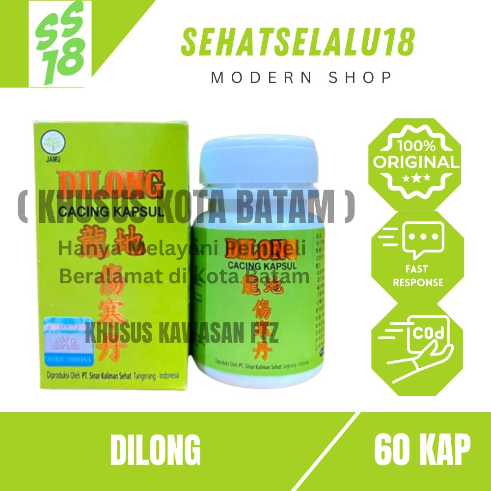 Dilong Cacing Kapsul (龍地傷寒丹) - Obat Pereda Demam & Tifus