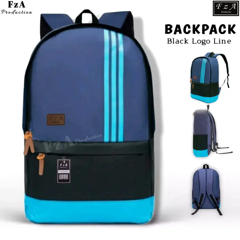 Tas Ransel Punggung Distro Casual Pria Wanita / Tas Ransel Laptop Backpack Tas Ransel Distro sekolah kuliah Kerja Tas Pria Wanita Backpack Tas Ransel Laptop Original FzA - BLLQS 6