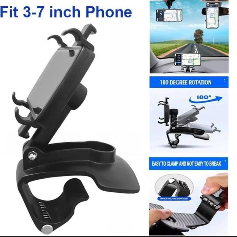 (JMB) Phone Holder Mobil NB35 4 in 1 Dudukan Hp Universal Original Untuk Pemasangan Di Dashboard Sunvisor Rearview 5