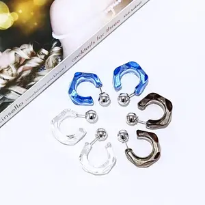 Anting Korea Tusuk Bahan Akrilik Sale Aksesoris Wanita Import.