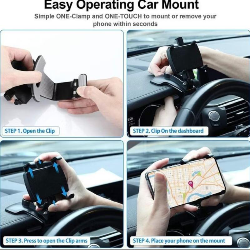 (JMB) Phone Holder Mobil NB35 4 in 1 Dudukan Hp Universal Original Untuk Pemasangan Di Dashboard Sunvisor Rearview 9