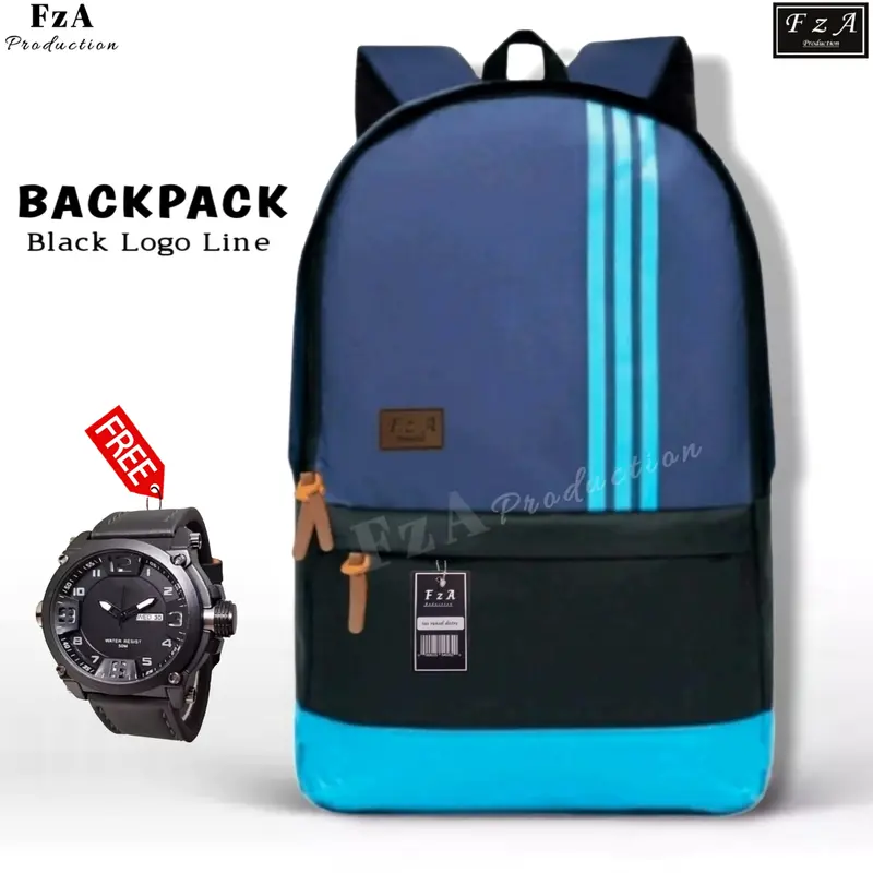 Tas Ransel Punggung Distro Casual Pria Wanita / Tas Ransel Laptop Backpack Tas Ransel Distro sekolah kuliah Kerja Tas Pria Wanita Backpack Tas Ransel Laptop Original FzA - BLLQS 0