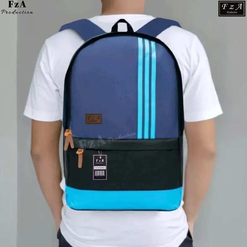 Tas Ransel Punggung Distro Casual Pria Wanita / Tas Ransel Laptop Backpack Tas Ransel Distro sekolah kuliah Kerja Tas Pria Wanita Backpack Tas Ransel Laptop Original FzA - BLLQS 8