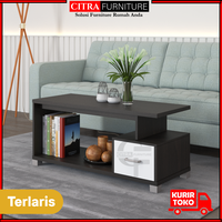 Gambar Citra Furniture Meja Tamu Minimalis laci montana - WHITE dari Citra furniture Kota Administrasi Jakarta Pusat 1 Tokopedia