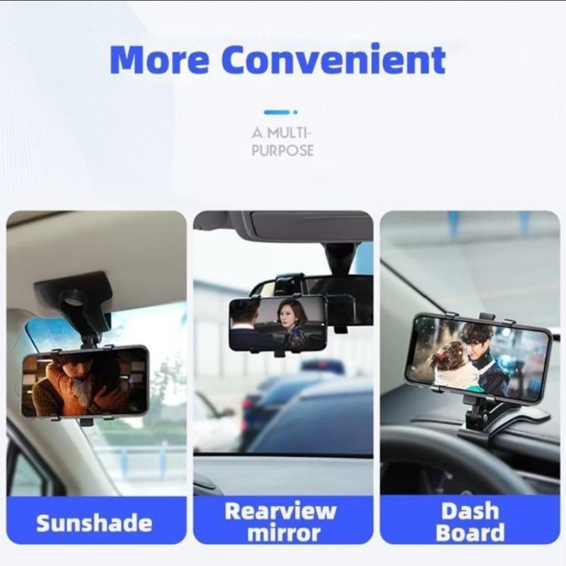 (JMB) Phone Holder Mobil NB35 4 in 1 Dudukan Hp Universal Original Untuk Pemasangan Di Dashboard Sunvisor Rearview 8