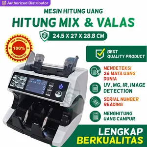 Mesin Hitung dan Deteksi Uang Asing dan Rupiah (Mix) 26 Mata Uang Prime Dynamic 3250V (UV, MG, MT, IR, IMAGE) |Mesin Hitung Uang Valas