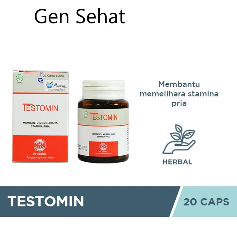 TESTOMIN @20 CAPS/BOTOL (IKONG)