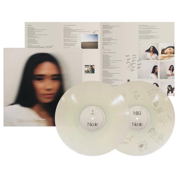 Gambar [Vinyl LP] NIKI - Nicole [Milky Clear] dari Between Glasses and Irrs Kota Bekasi Tokopedia