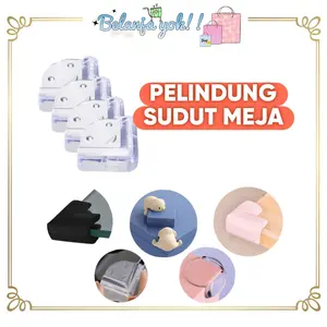 BY107 Pelindung Sudut Meja Transparan /Pengaman Siku sudut Busa