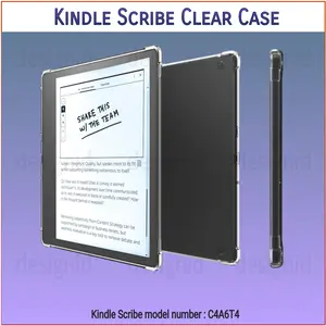 Kindle Scribe Clear Case shockproof soft casing bening transparent