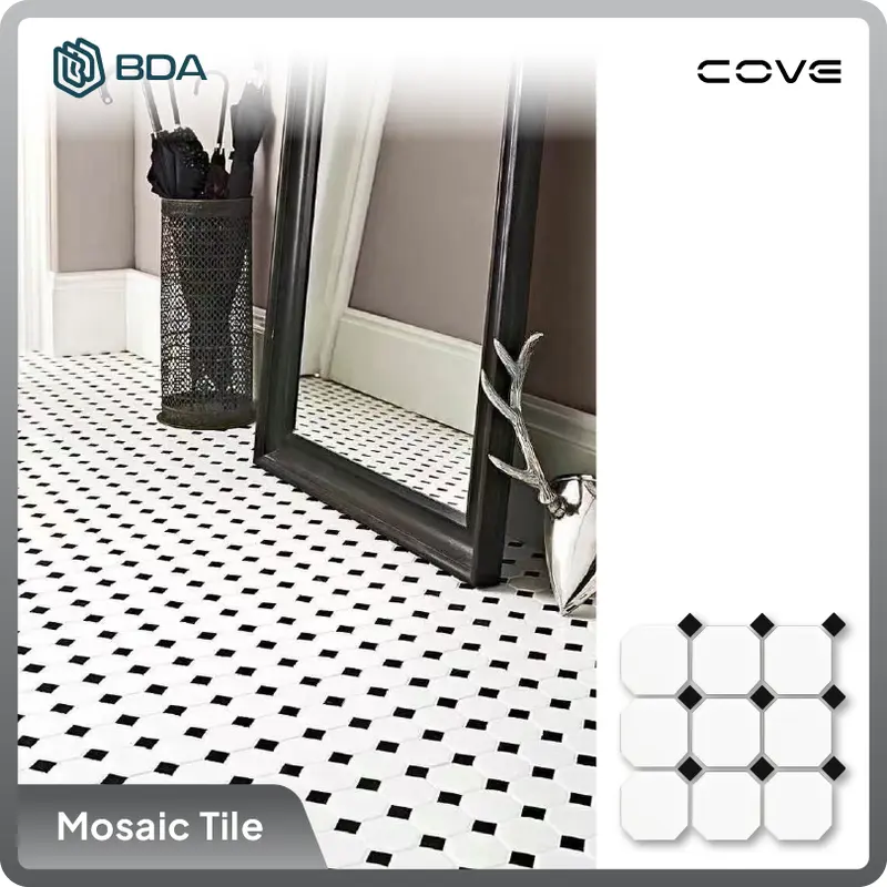 BDA Granite Tile Keramik Dinding Kamar Mandi Keramik Dinding Dapur Mosaic Tiles Keramik Mozaik Hachikaku Big Chip 0