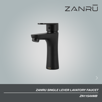 Gambar ZANRU Lavatory Faucet ZN115A | Kran Wastafel - Keran - Gun Metal dari PT Surya Pertiwi Kota Tangerang 1 Tokopedia