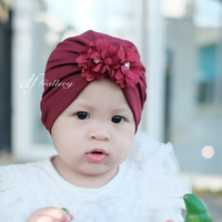 Gambar Turban Anak Bayi Perempuan Marsya dfGallery Bunga Putik Cantik - Babypink dari dfGallery.id Kota Surabaya 3 Tokopedia