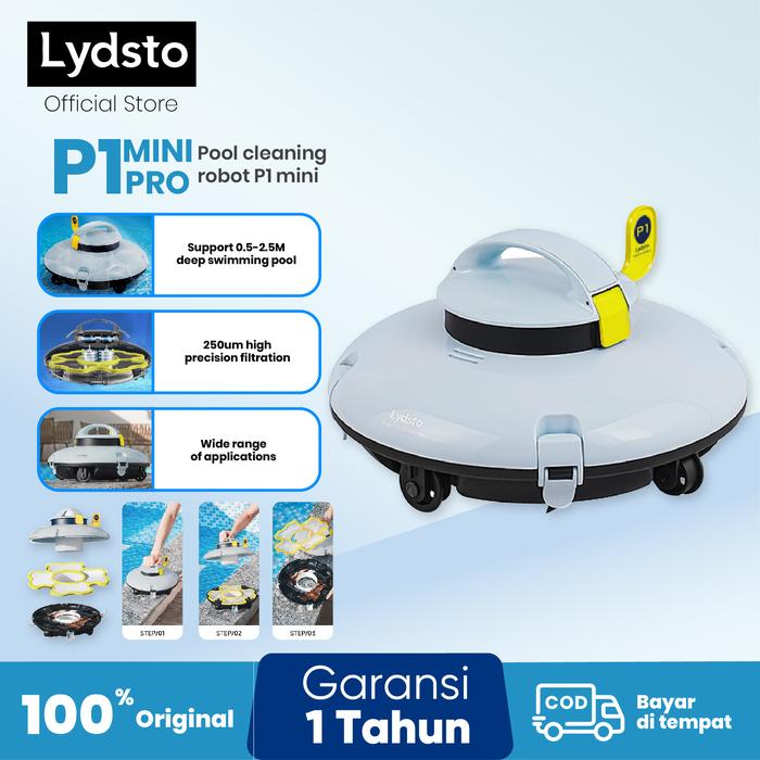 Gambar Lydsto P1 Mini Pro Vacuum IPX8 Pool Robot Vacuum Cleaner Kolam Renang Cordless dari Lydsto.Indonesia Kab. Tangerang Tokopedia