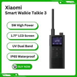 xioMi Smart Walkie Talkie 1s 2s 3 Dual Band 1.77 LCD Screen IP65 Water Resistant Intercom HT