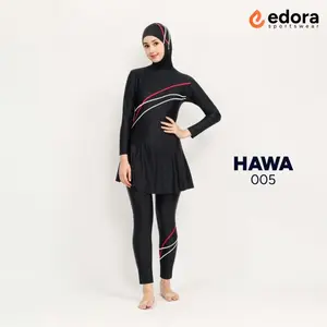 Baju Renang Wanita Muslimah Panjang Slimfit Hawa Edora