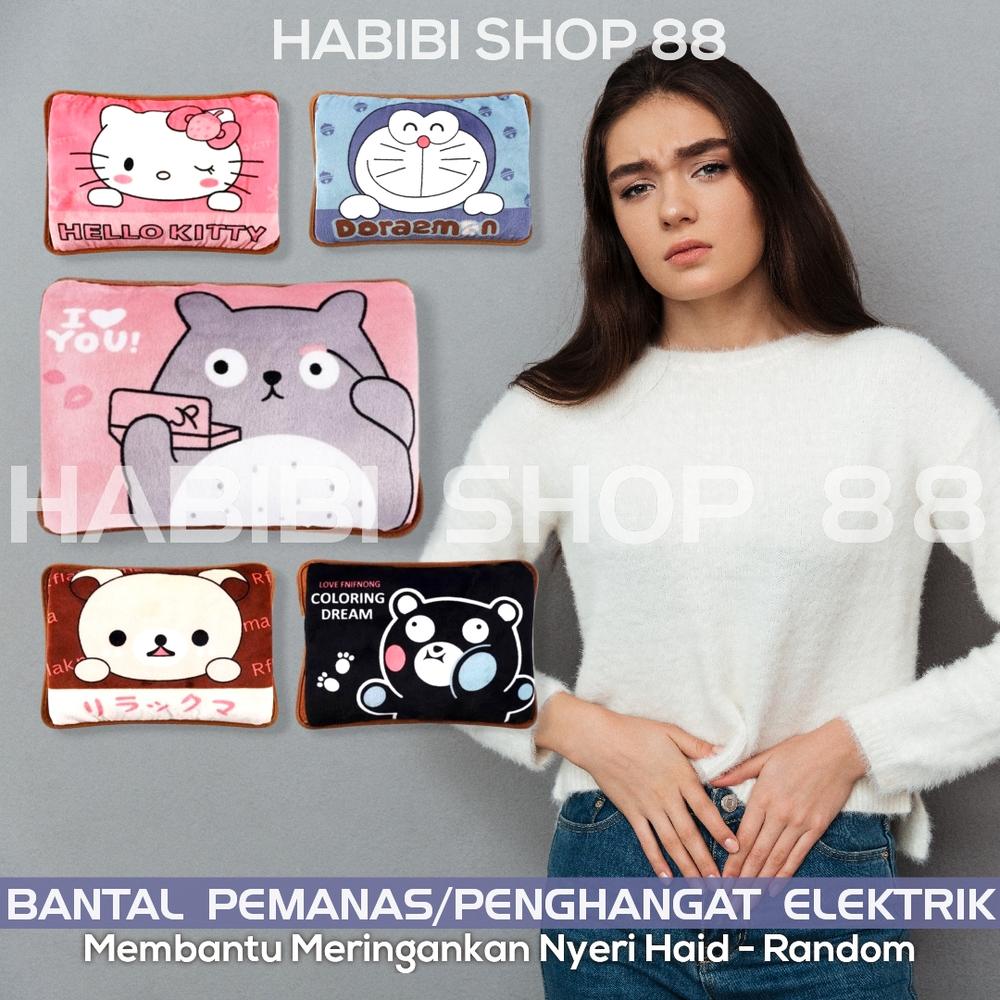 Bantal Pemanas Penghangat Nyeri Haid Bantal Air Panas Terapi Kesehatan - Random