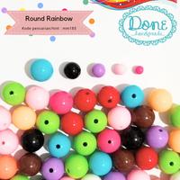 Gambar Done handymade manik bulat manik round rainbow bedas diy meronce mm185 - diameter 6mm dari Done Handymade Kota Administrasi Jakarta Barat 1 Tokopedia
