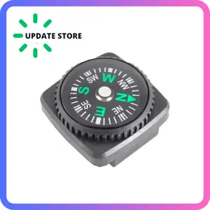 Kompas Mini Serbaguna untuk Strap Jam Tangan - Black