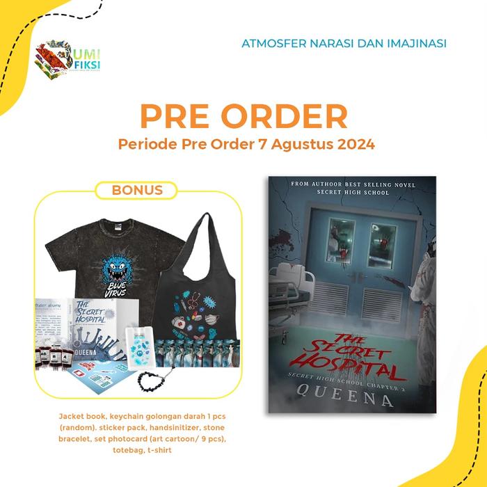 Gambar Pre Order - Buku Novel - Misteri The Secret Hospital - By Queena - Akad - Bumi fiksi dari Bumifiksimedan001 Kota Medan Tokopedia
