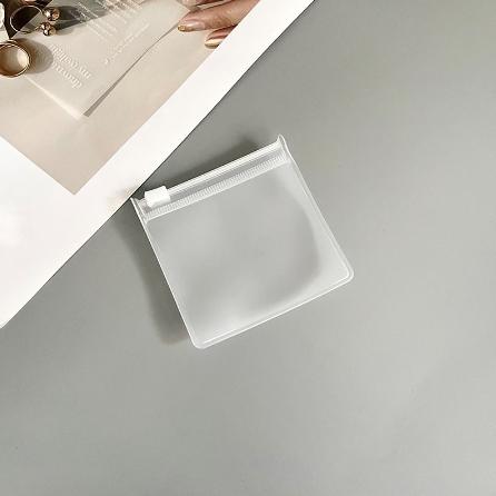 Tas Penyimpanan Perhiasan Buram / Tas Terpisah Gesper Ritsleting / Tas EVA Portabel Tahan Debu-G / Storage perhiasan / Kantong perhiasan [varian size dan dijual per pcs] 7