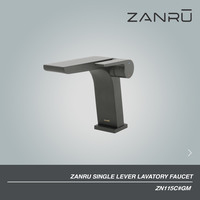 Gambar ZANRU Kran Wastafel - Keran Lavatory Faucet ZN115C - Gun Metal dari PT Surya Pertiwi Kota Tangerang 1 Tokopedia