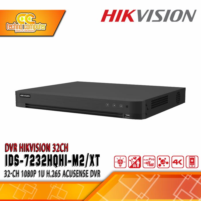 Gambar DVR HIKVISION 32 Channel / IDS-7232HQHI-M2/XT / 32CH Camera 1080P dari Techno Computer Bali Kota Denpasar Tokopedia