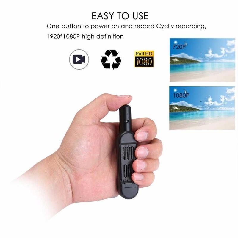 Mini Spy Kamera Pengintai CCTV Portabel Wearable Cameras 7