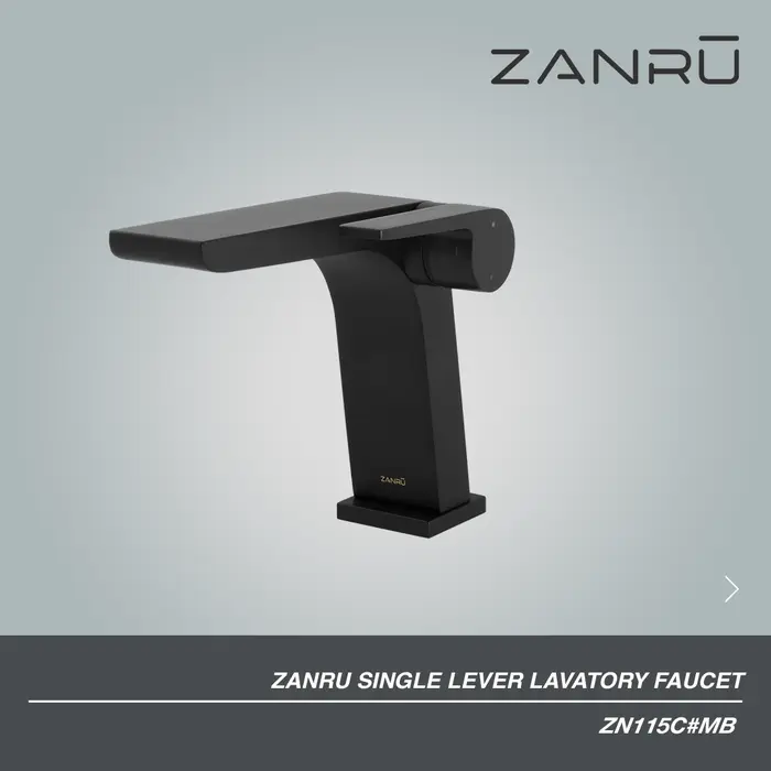 Gambar ZANRU Kran Wastafel - Keran Lavatory Faucet ZN115C - Gun Metal dari PT Surya Pertiwi Kota Tangerang 4 Tokopedia