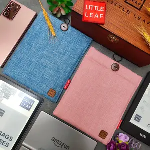 All New Kindle 11th 2024 Matcha fabric softcase sleeve pouch denim case