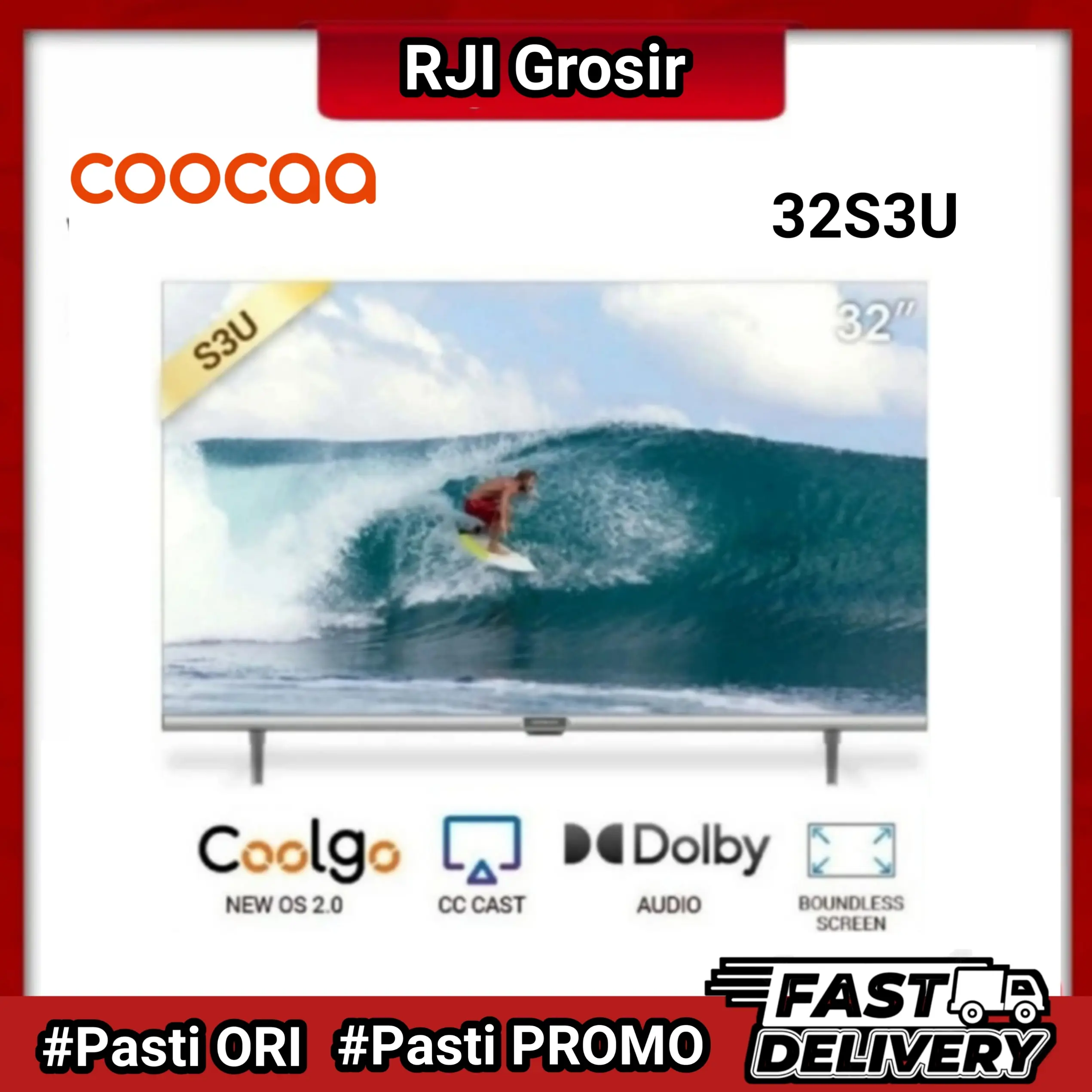 TV LED COOCAA 32 32S3U Inch LED Smart Digital TV Garansi Resmi 32 S3U