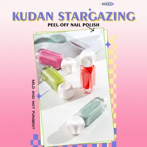 YoiBeauty - [SATUAN ] BPOM Kudan Stargazing Peel Off Nail Polish, Kutek Water Based, Cat Kuku Bisa Dikelupas 41 Warna Isi 10 ml