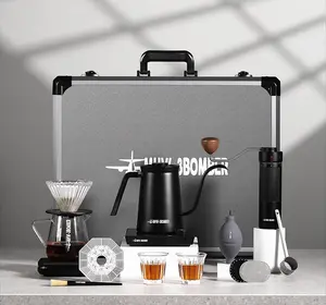 MHW-3Bomber B-3 Tactics Set 12 pcs in One Include Suitcase / Coffee Maker Brewing Gift Set dengan Koper / Pour Over Hadiah Set Alat Kopi Seduh Manual V60 hampers coffee manual brew gift box souvenir paket Premiumm MHW3BOMBER