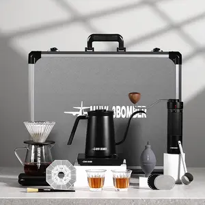 MHW-3Bomber B-3 Tactics Set 12 pcs in One Include Suitcase / Coffee Maker Brewing Gift Set dengan Koper / Pour Over Hadiah Set Alat Kopi Seduh Manual V60 hampers coffee manual brew gift box souvenir paket Premiumm MHW3BOMBER
