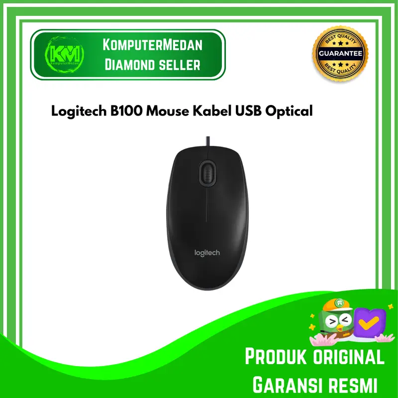 Mouse Logitech B100 Optical USB Mouse 0